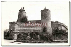 Modern Postcard Chateau de Fougeres poterne The view of Rennes Boulevard