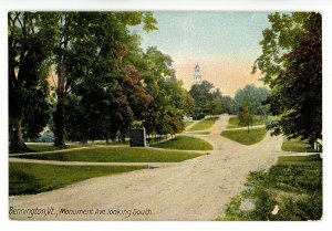 VT - Bennington. Monument Avenue Looking South