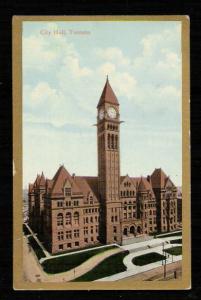 Canada 1909 City Hall Toronto Ontario Postcard /