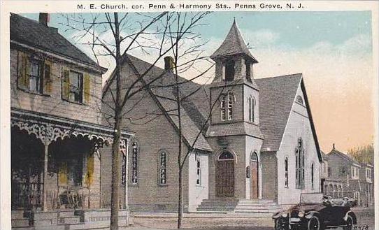 New Jersey Penns Grove M E Church Penn &  Harmony Streets