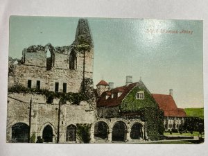 UNUSED VINTAGE POSTCARD - MUCH WENLOCK ABBEY   (KK1479)