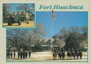 Canon In Front Of Officer's Quarters Fort Huacha Arizona