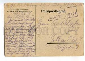 247955 WWI Lillers Red cross 1917 y german military post RPPC