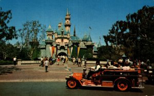 Disneyland Anaheim Sleeping Beauty Castle Chrome Postcard 08.71