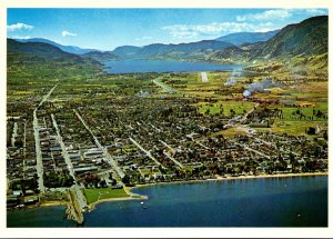 Canada British Columbia Penticton Aerial View