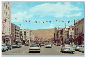 c1950's Higgins Avenue Missoula Montana MT Business Section Unposted Postcard