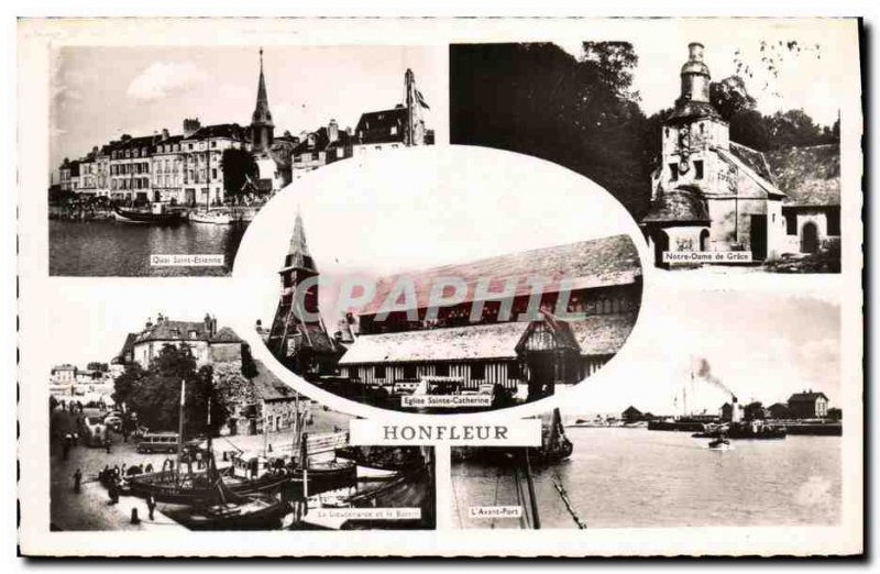 Modern Postcard Souvenir Honfleur