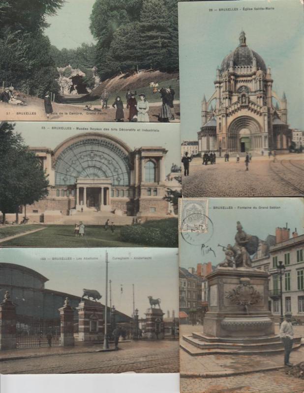  BELGIUM PUBLISHER ANSPACH BELGIQUE 111 Cartes Postales 1900-1940.