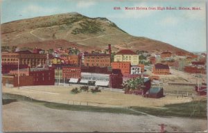 Postcard Mount Helena from High School Helena Montana MT