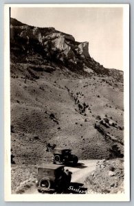 RPPC Real Photo Postcard -  Shoshone Canyon - Wyoming