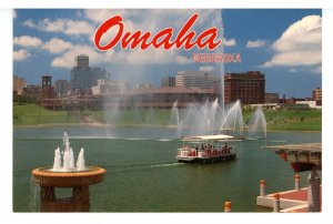 NE - Omaha. Skyline View from Heartland of America Park (continental size)