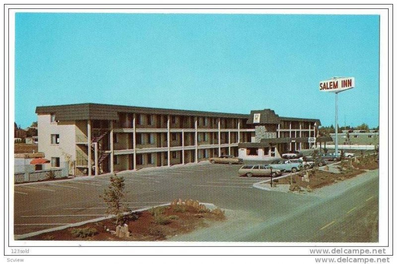 Salem Inn , Oregon, Motel hotel old cars 50´s 60´