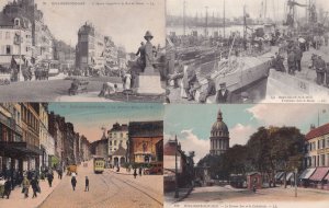 Boulogne Sur Mer 4x Antique French Transport Postcard s