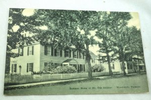 Circa 1910-20 Mr. Otis Skinner House, Woodstock, Vermont Vintage Postcard P32