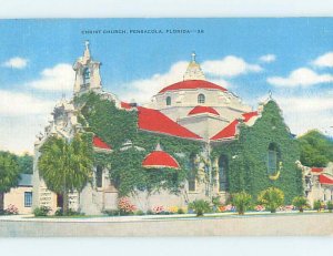 Linen CHURCH SCENE Pensacola Florida FL AD1747