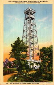 Arkansas Hot Springs Steel Observation Tower On Hot Springs Mountain 1945 Cur...