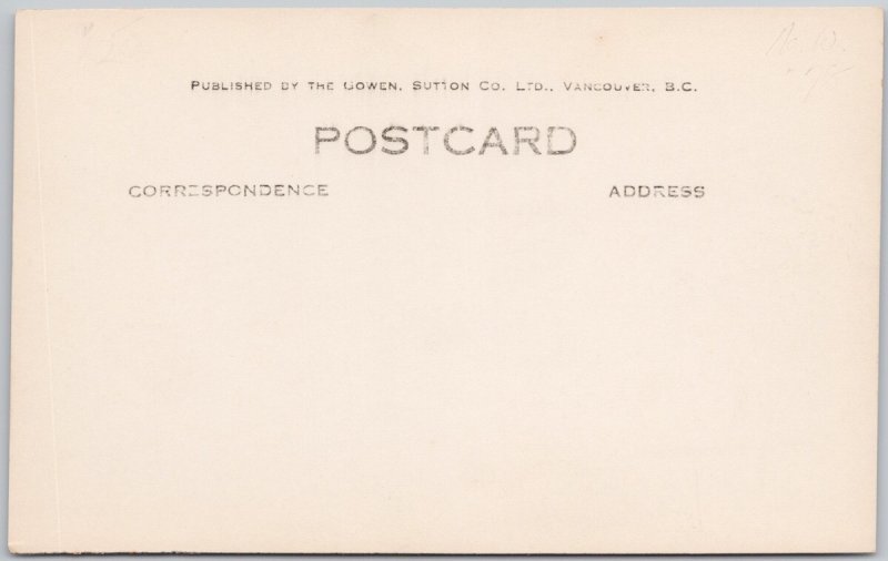 Kamloops BC Lift Bridge CN Rail River Crossing Early Sepia RPPC Postcard H79