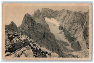 c1940's Hochkalter-Spitzen M. Blaueis Peak in Germany Vintage Postcard