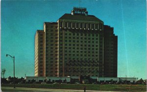 Shamrock Hilton Hotel Houston Texas Chrome Postcard C078