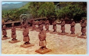 Buddhist Statues at Hue VIETNAM Postcard