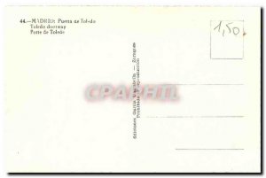 Postcard Modern Madrid Puerta de Toledo