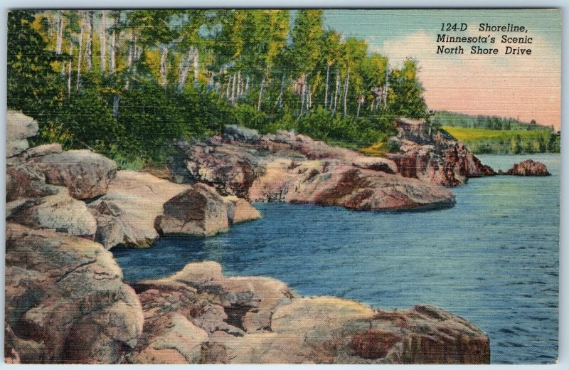 1938 Duluth - Grand Portage, MN Along North Shore Drive 145mi. US Hwy 61 PC A247