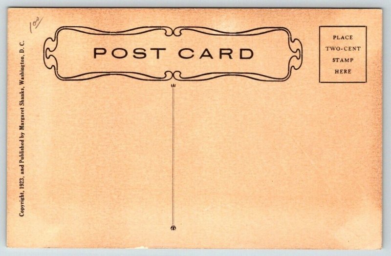 US Army - Arlington National Cemetery - The Unknown Soldier - 1922 - Postcard