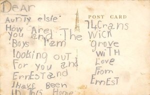 Convalescent Home Hornsea Thos C Wise Nurse Writing on back 