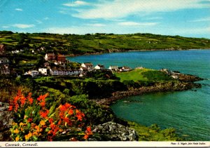 England Cornwall Coverack Panoramic View 1987