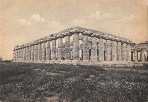 B108124 Greece Paestum Tempio detto Basilica real photo uk