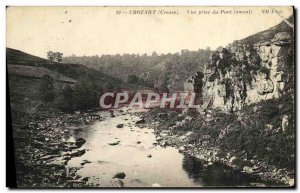 Old Postcard Crozant View Bridge Jack