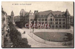 Old Postcard Metz Main Post Office