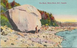 The Rock White Rock BC British Columbia Unused Coast Publishing Postcard H15