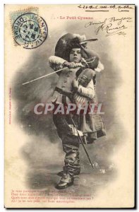 Old Postcard Fun Children Little Cyrano