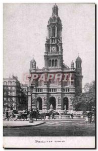 Paris Old Postcard La Trinite