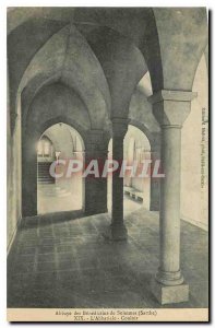 Postcard Abbey of Solesmes Sarthe Benedictine Abbey the Corridor