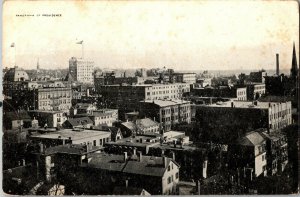 Aerial View of Providence RI c1907 Undivided Back Vintage Postcard I55