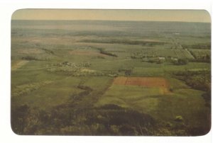 Cornwallis Valley Look Off Near Kentville, NS, Vintage PECO Chrome Postcard