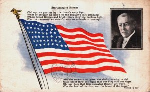 USA Star-Spangled Banner American Flag Vintage Postcard C340