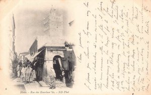 Algeria 1901 Blida Rue des Kourlour'lis Natives vintage postcard B910