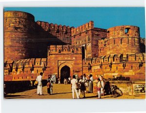 Postcard Amar Singh Gate, Agra Fort, Agra, India
