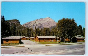 BANFF, ALBERTA Canada ~ Roadside CHARLTON'S CEDAR COURT c1960s Postcard