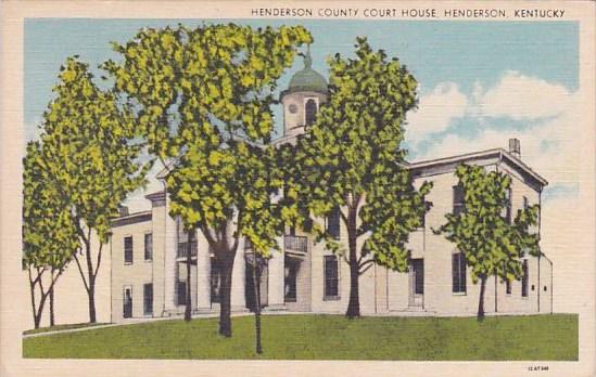 Kentucky Henderson County Court House