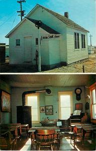 Murdo South Dakota SD 1908 School House Chrome Postcard