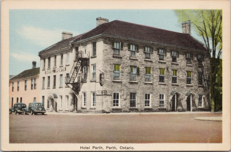 Perth Ontario Hotel Perth Unused PECO Postcard E94