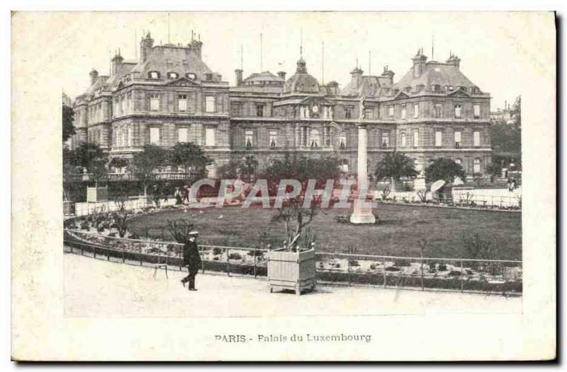 Old Postcard Paris Palais du Luxembourg