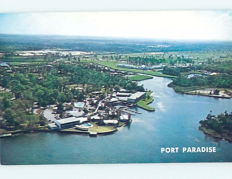 Unused Pre-1980 PORT PARADISE Crystal River - Homosassa & Spring Hill FL A4150