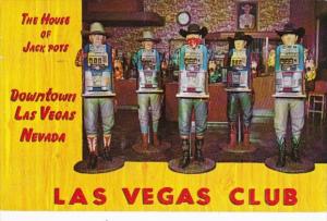 Nevada Las Vegas The Las Vegas Club House Of Jackpots 1958