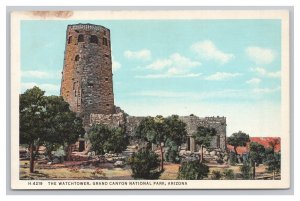 The Watchtower Grand Canyon National Park Arizona Fred Harvey Postcard
