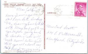 GRAND JUNCTION, CO Colorado  STREET SCENE COOL 50s Cars 1965 Postcard